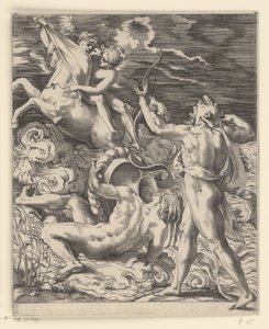 Herkules dræber kentauren Nessus Scener med Hercules (serietitel)