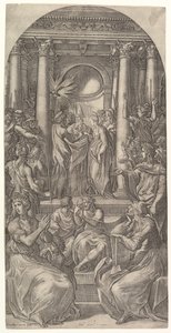Jomfruens bryllup, ca. 1525.
