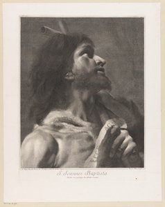Sankt Johannes Døberen S. Joannes Baptista (titel på objekt) af Giovanni Marco Pitteri