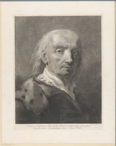 Portræt af kunstneren Giovanni Battista Piazzetta af Giovanni Marco Pitteri