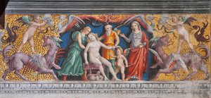 Jomfruens astrologiske tegn, Stjernetegnskammeret (Camera dello Zodiaco), detalje fra 2384726