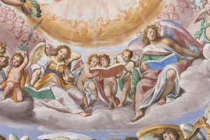 Engle og putti synger (detalje af 3496733)