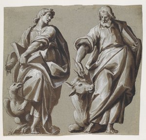 Evangelisterne Johannes og Lukas