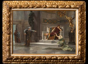 Constantine and the Slave (olie på lærred) af Giovanni Muzzioli