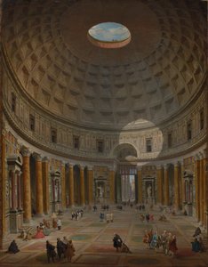 Det indre af Pantheon, Rom
