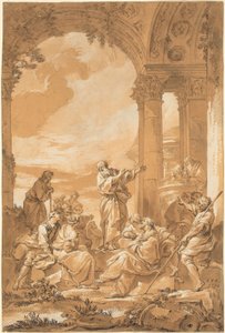 Sankt Paulus prædiker i Athen af Giovanni Paolo Panini