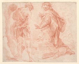 Stående og knæstående figurer af Giovanni Paolo Panini