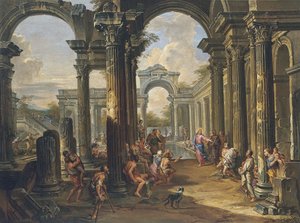 Poolen i Bethesda af Giovanni Paolo Pannini