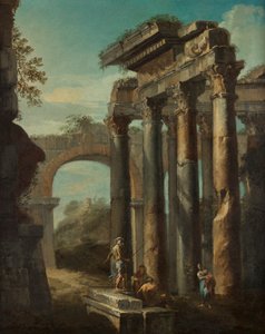 romerske ruiner af Giovanni Paolo Pannini