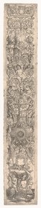Ornamental Panel: Triton Ridden by a Child, ca. 1505-1515. af Giovanni Pietro da Birago