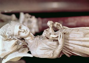 Prædikestol, detalje af skulptur marmor detalje af 124321