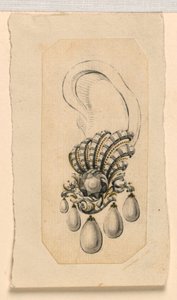Design til en ørering af Giovanni Sebastiano Meyandi