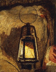 De to mødre, af Giovanni Segantini, detaljer af Giovanni Segantini