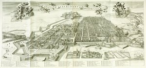 Udsigt over Torino, 1672 af Giovanni Tommaso Borgonio