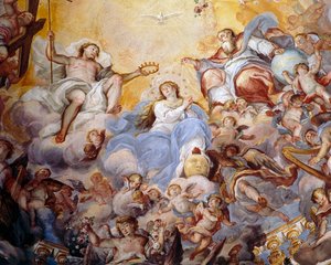 Jomfruens kroning, 1725 af Giovanni Tuccari