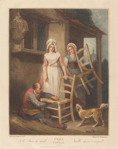 Gamle stole til reparation af Giovanni Vendramini after Francis Wheatley