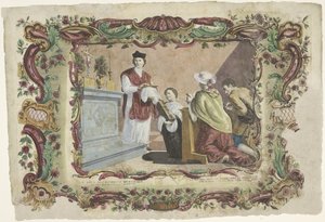 Beder for levende og døde VII. opus misericordiae spiritualis / La septima obra de misericordia spiritual (...) (titel på objektet) The Spiritual Works of Mercy (serietitel)