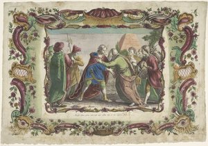 Josef møder sin far i Gosen The Life of Joseph (serietitel) af Giovanni Volpato