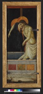 Pieta, omvendt (tempera & guld på panel)