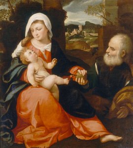 Hellige Familie af Giovanni de Busi Cariani