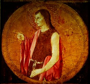 St. John af Giovanni di Paolo di Grazia