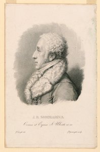 Portræt af J. B. Sommariva (1760-1826) af Giovita Garavaglia