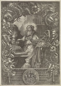 Portret van H. Augustinus af Girard van der Bruggen