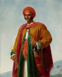 Studie til Portræt af en indianer, ca. 1807. af Girodet de Roucy Trioson