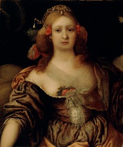 Portræt af en ung kvinde af Girolamo Forabosco