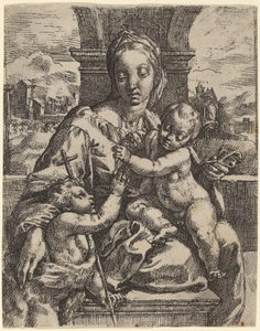 Madonna Aldobrandini af Girolamo Imperiale I after Raphael
