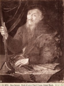 Portræt af en skrædder, 1520-69 af Girolamo Mazzola Bedoli