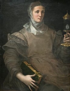 Sankt Clare af Girolamo Mazzola Bedoli