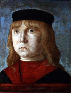 Portræt af en dreng af Girolamo Mocetto