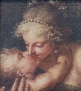 Elsker at kysse Venus af Girolamo Pellegrini