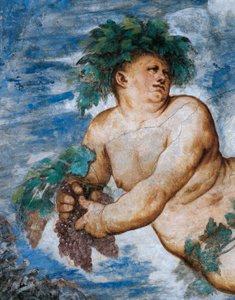 Allegory of Autumn, Detalje af fresker af Girolamo Romanino (ca 1484-efter 1559), bestilt af Bernardo Clesio af Girolamo Romanino
