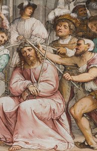 Centralskib, fjerde sydspan, kroning af torne, Girolamo Romanino af Girolamo Romanino