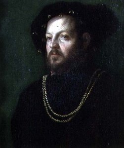 Portræt af en mand af Girolamo da Carpi