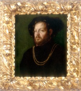 Portræt af en mand, værk af Girolamo da Carpi, konserveret på Galleria Estense i Modena af Girolamo da Carpi