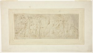 Procession af Figurer og Okser af Girolamo da Carpi