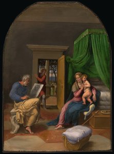 Sankt Lukas tegner jomfruen og Kristusbarnet, ca. 1535.