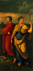 St Lucia og St Agatha af Girolamo da Carpi (ca. 1501-1556)