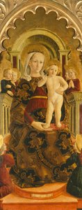 Enthroned Madonna (maleri) af Girolamo di Giovanni di Camerino