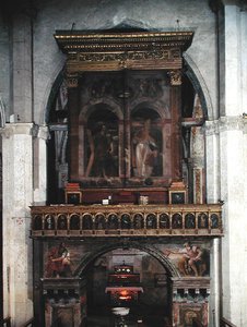 St. Andreas orgel, 1525 (olie og bladguld på træ)