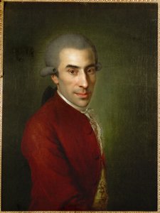 Ignaz von Born, ven og mæcen af W. A. Mozart (olie på lærred) af Giulia Lama