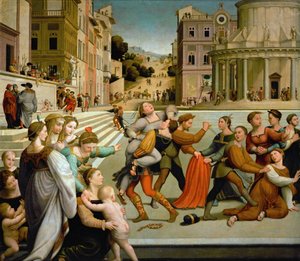 The Abduction of Dinah - Renaissance: The Abduction of Dinah af Bugiardini, Giuliano (1475-1554)