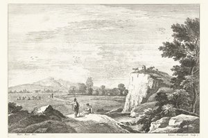 Landskab med nogle figurer Italienske landskaber (serietitel)