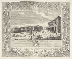 Piazza Bra i Verona af Giuliano Giampiccoli