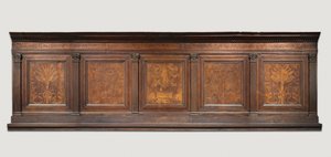 Øvre paneler fra en sakristi-garderobe, ca. 1460-1475. af Giuliano da Maiano