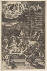 Tilbedelse, ca. 1550-65.