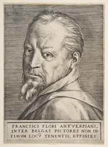 Busteportræt af Frans Floris, 1531-76.